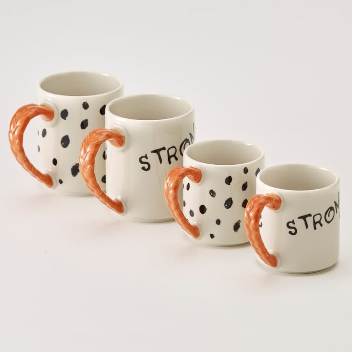 Astrid Lindgren Pippi jubileumsmugg 20 cl, Strong Kind Brave Design House Stockholm