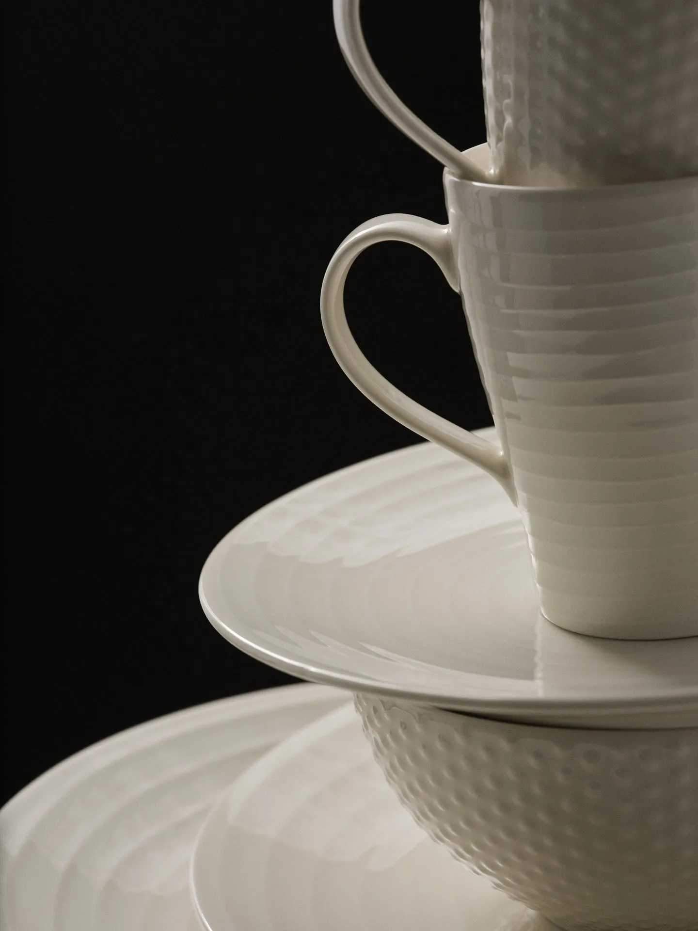 Blond mugg, dot vit Design House Stockholm