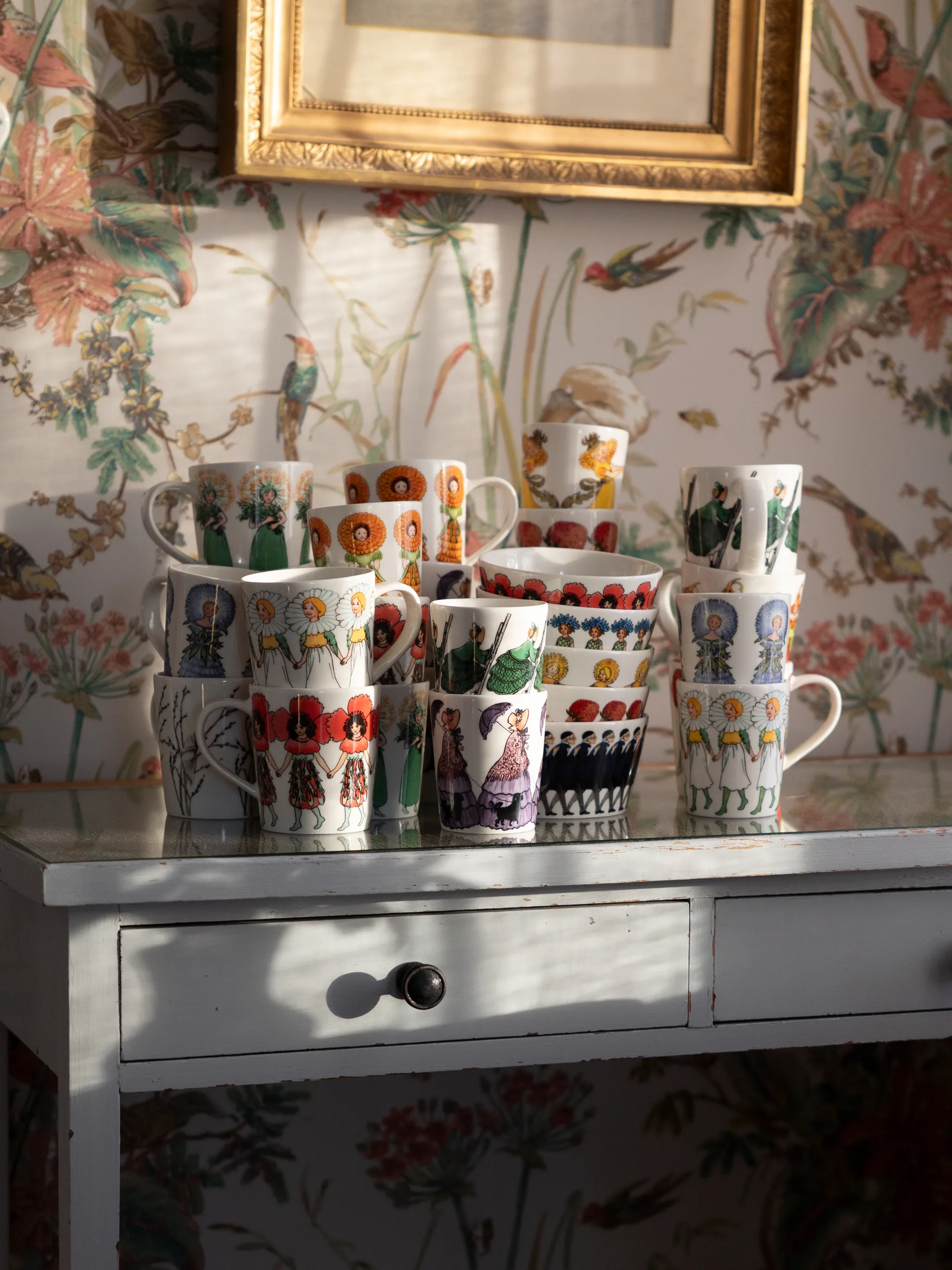 Children of the Forest mugg med öra 40 cl, Vit Design House Stockholm
