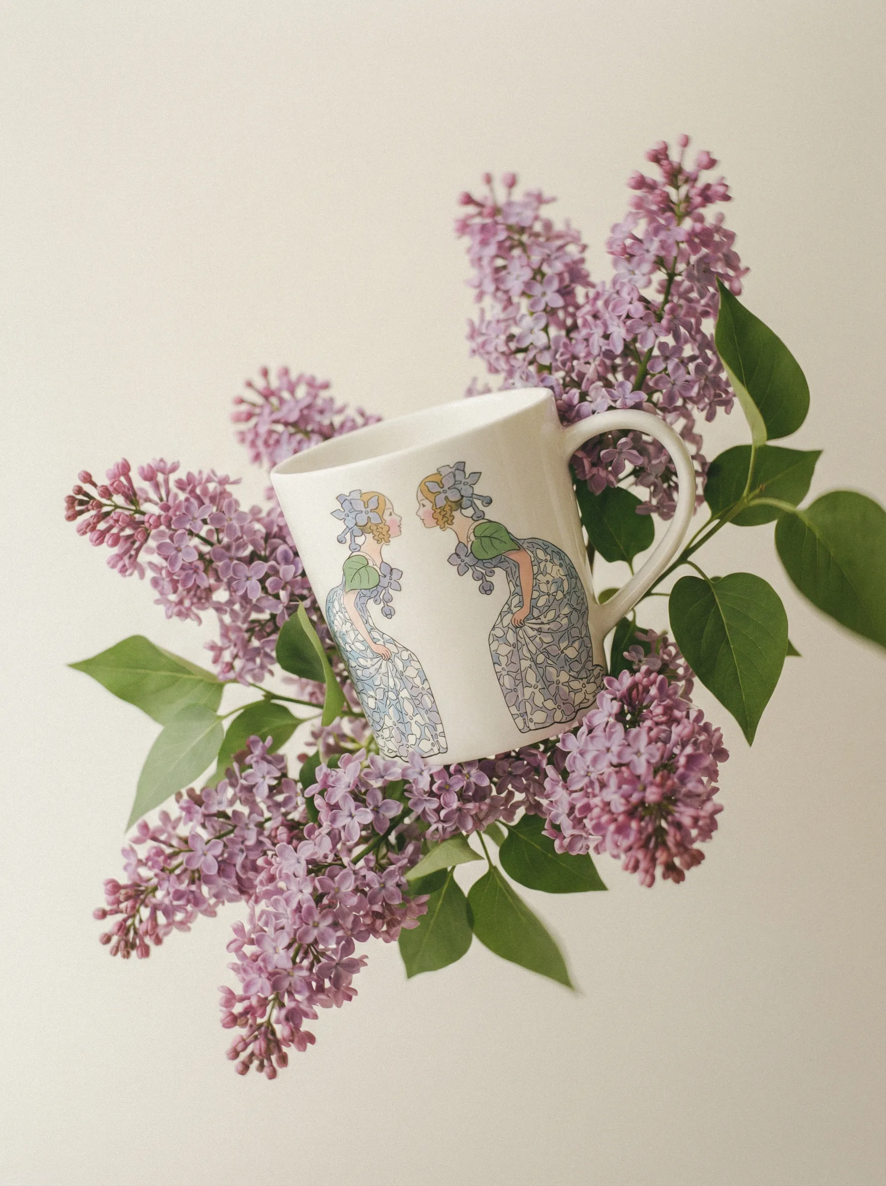 Lilac mugg, 40 cl, med handtag Design House Stockholm
