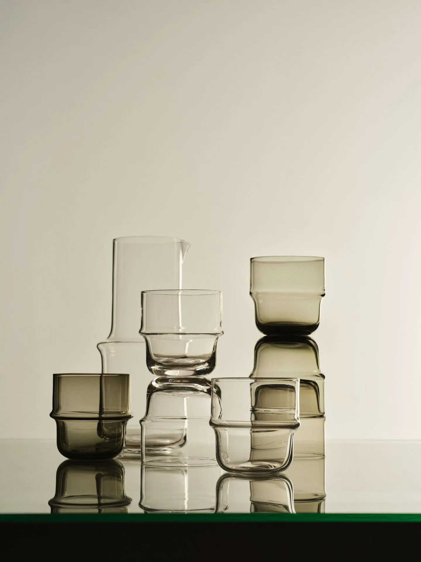 NM& Unda glas 2-pack, grå Design House Stockholm