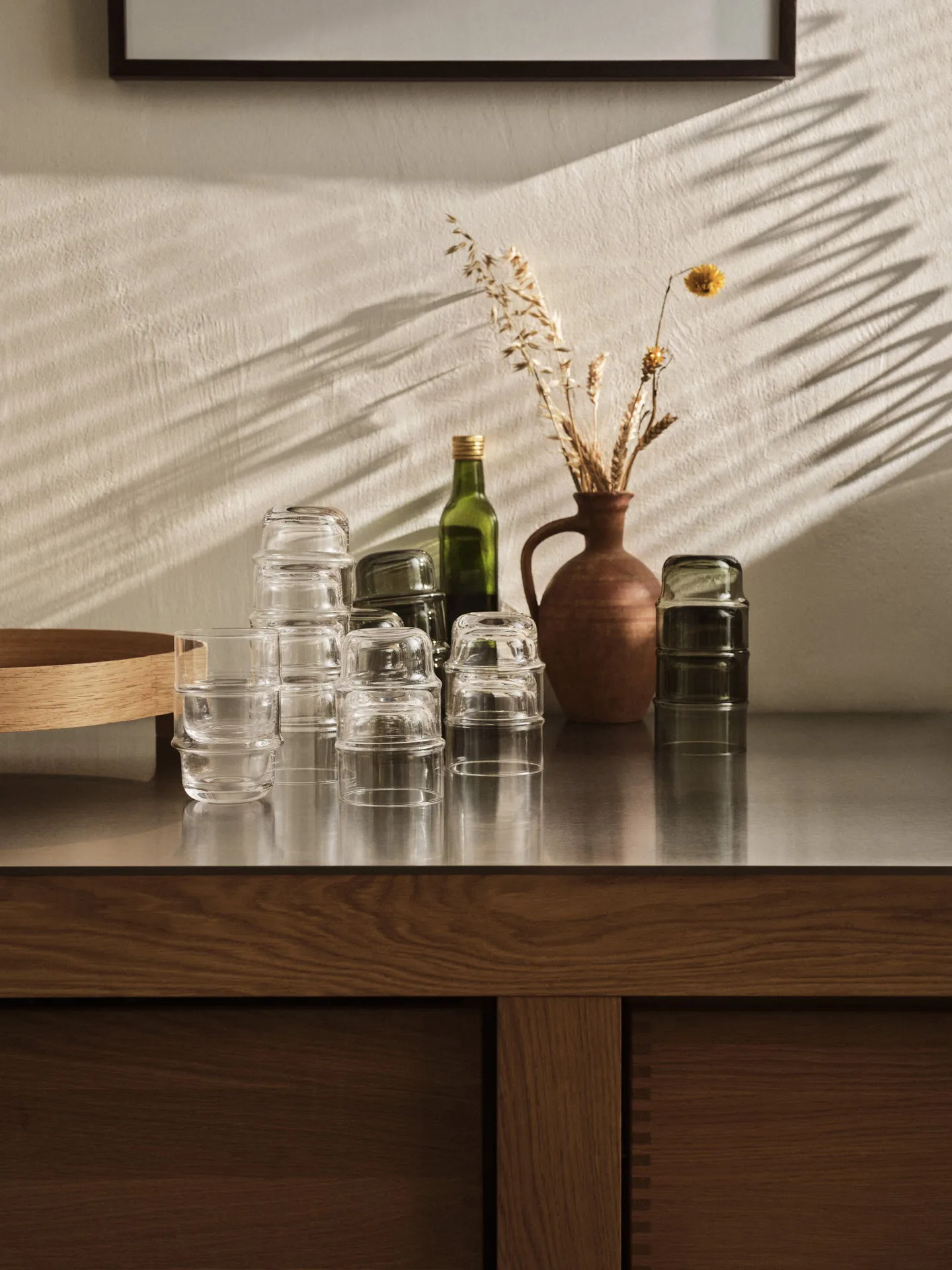 NM& Unda glas 2-pack, grå Design House Stockholm