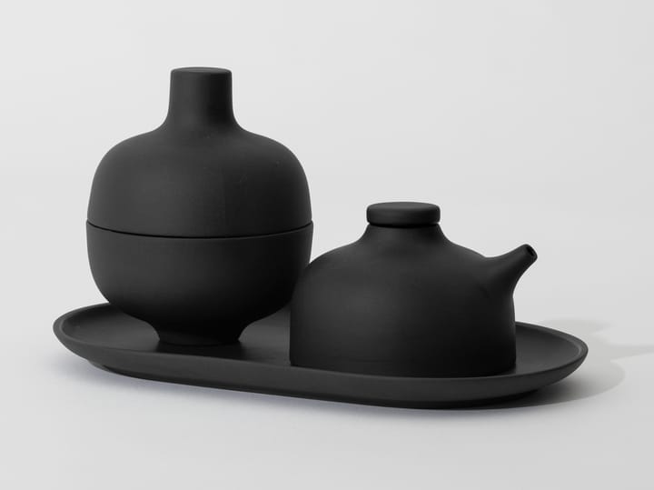 Sand sojakanna 12 cl, Black clay Design House Stockholm