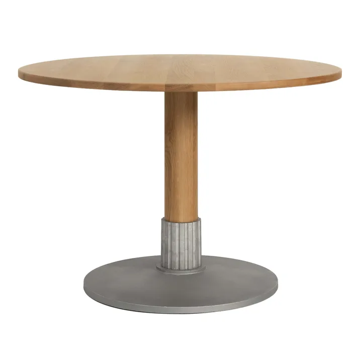 Tock Table matbord - Ek, Ø110x76 cm - Design House Stockholm