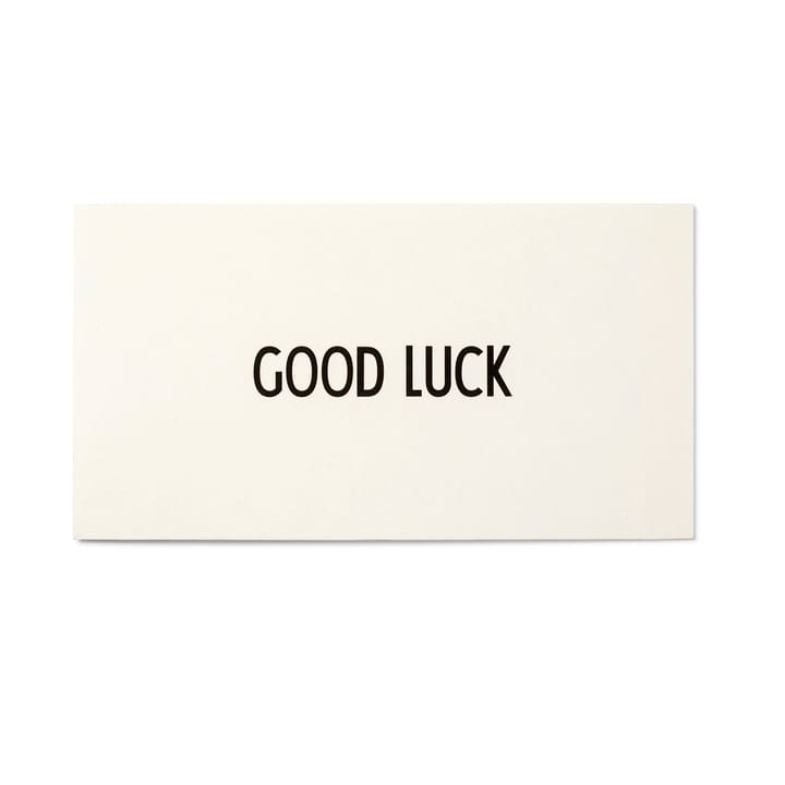 AJ Vintage ABC kort, Good Luck Design Letters