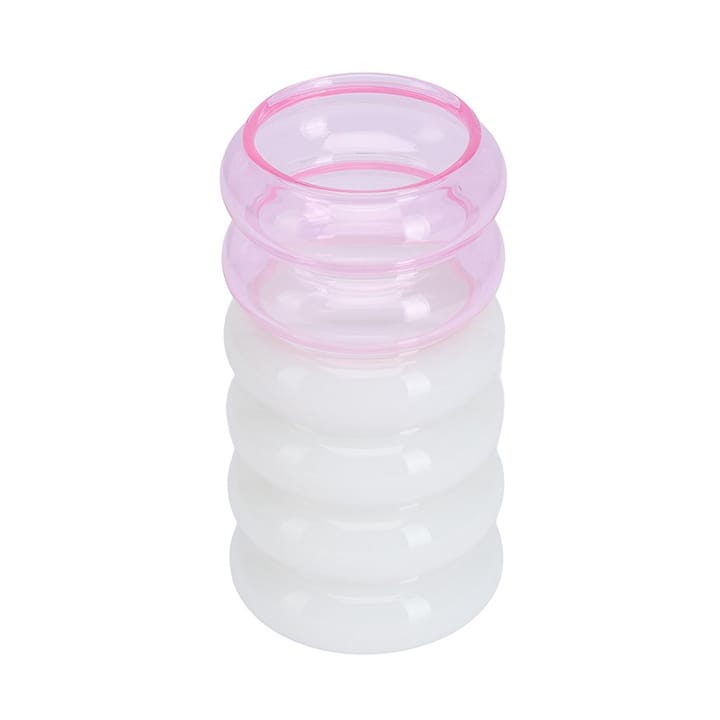 Bubble  2-i-1 vas och ljusstake 13,5 cm, Pink Design Letters