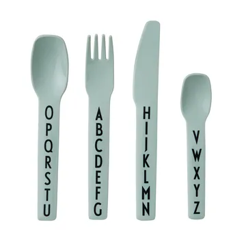 Design Letters barnbestick melamin - Grön - Design Letters