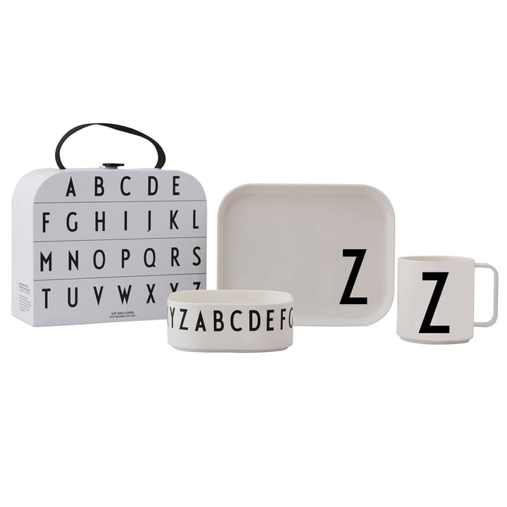 Design Letters barnservis set, Z Design Letters