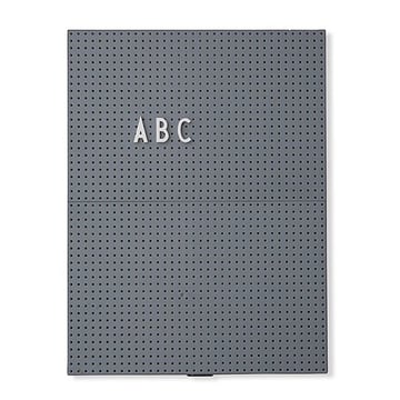 Produktfoto för Design Letters Design Letters bokstavstavla A4 mörkgrå