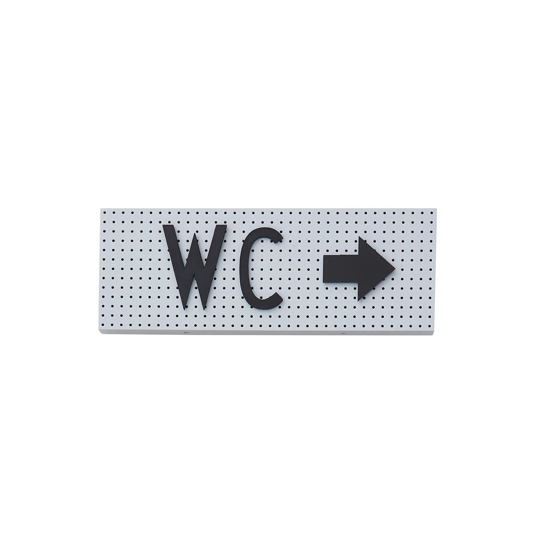 Design Letters bokstavstavla The Sign, grå Design Letters