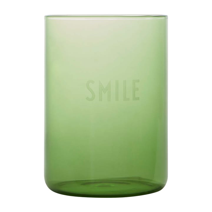 Design Letters favoritglas 35 cl, Smile-green Design Letters