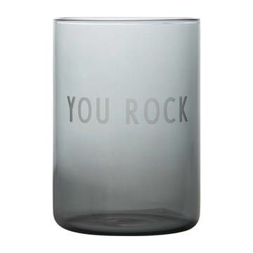 Design Letters Design Letters favoritglas 35 cl You rock-black