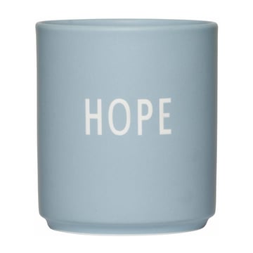 Design Letters Design Letters favoritkopp 25 cl Hope-light blue