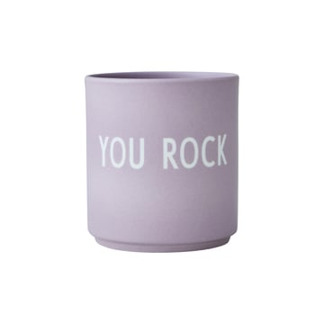 Produktfoto för Design Letters Design Letters favoritkopp 25 cl You rock-lavender