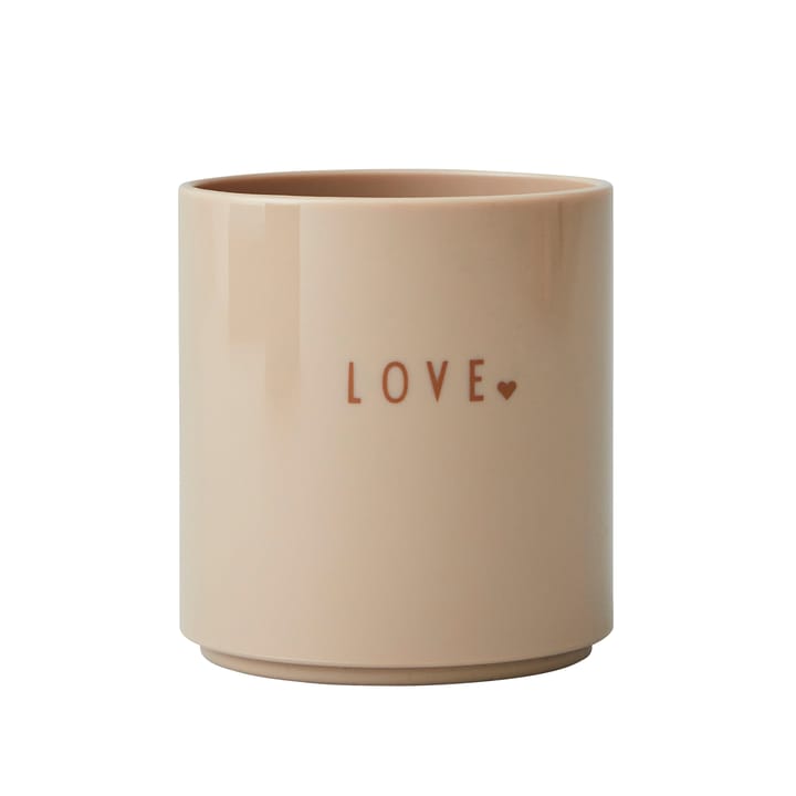 Design Letters favoritkopp mini, Love (beige) Design Letters