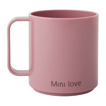 Design Letters Design Letters Mini Love kopp med handtag Ash rose