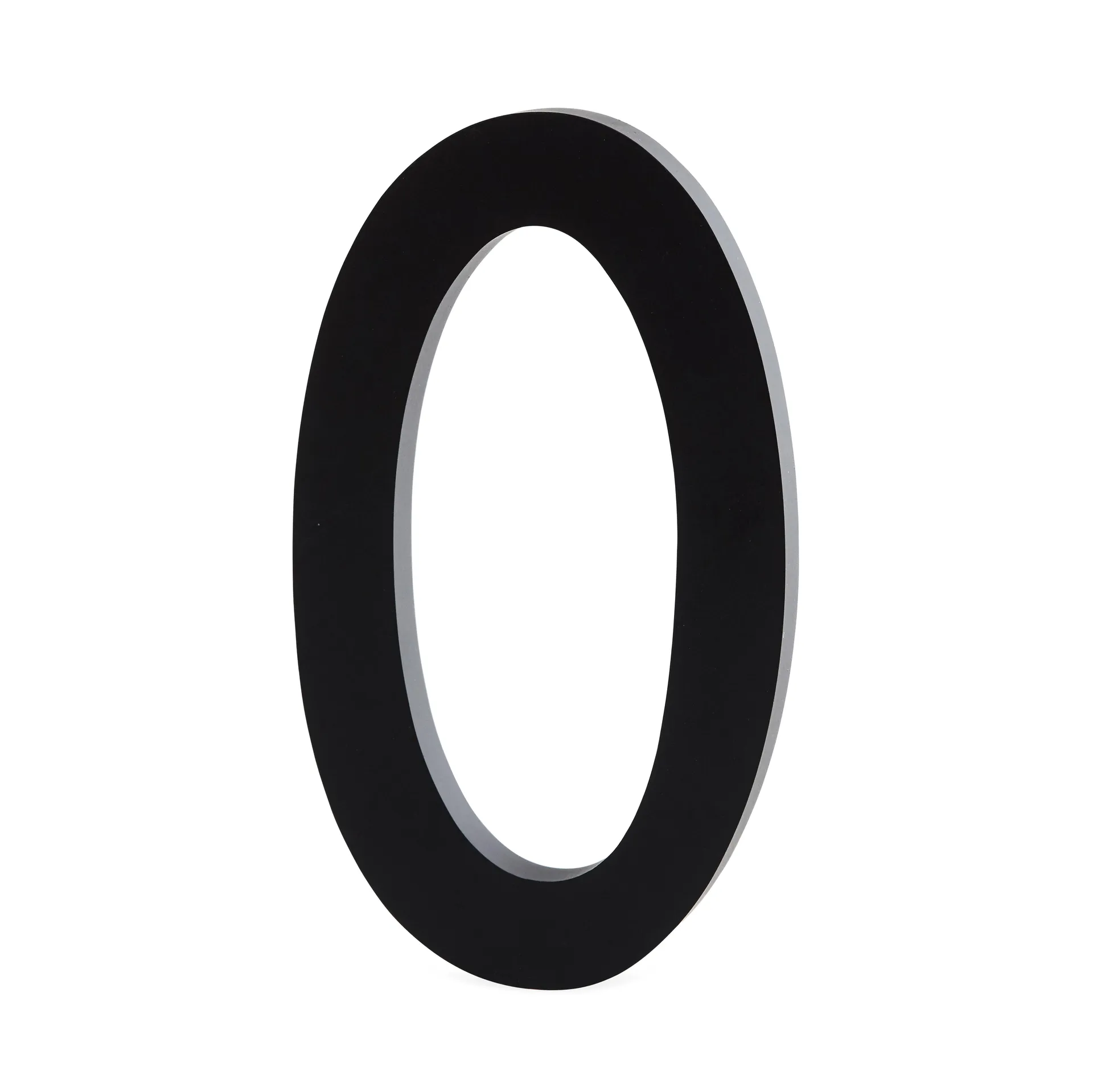 Design Letters siffror aluminium 100 mm, 0 Design Letters