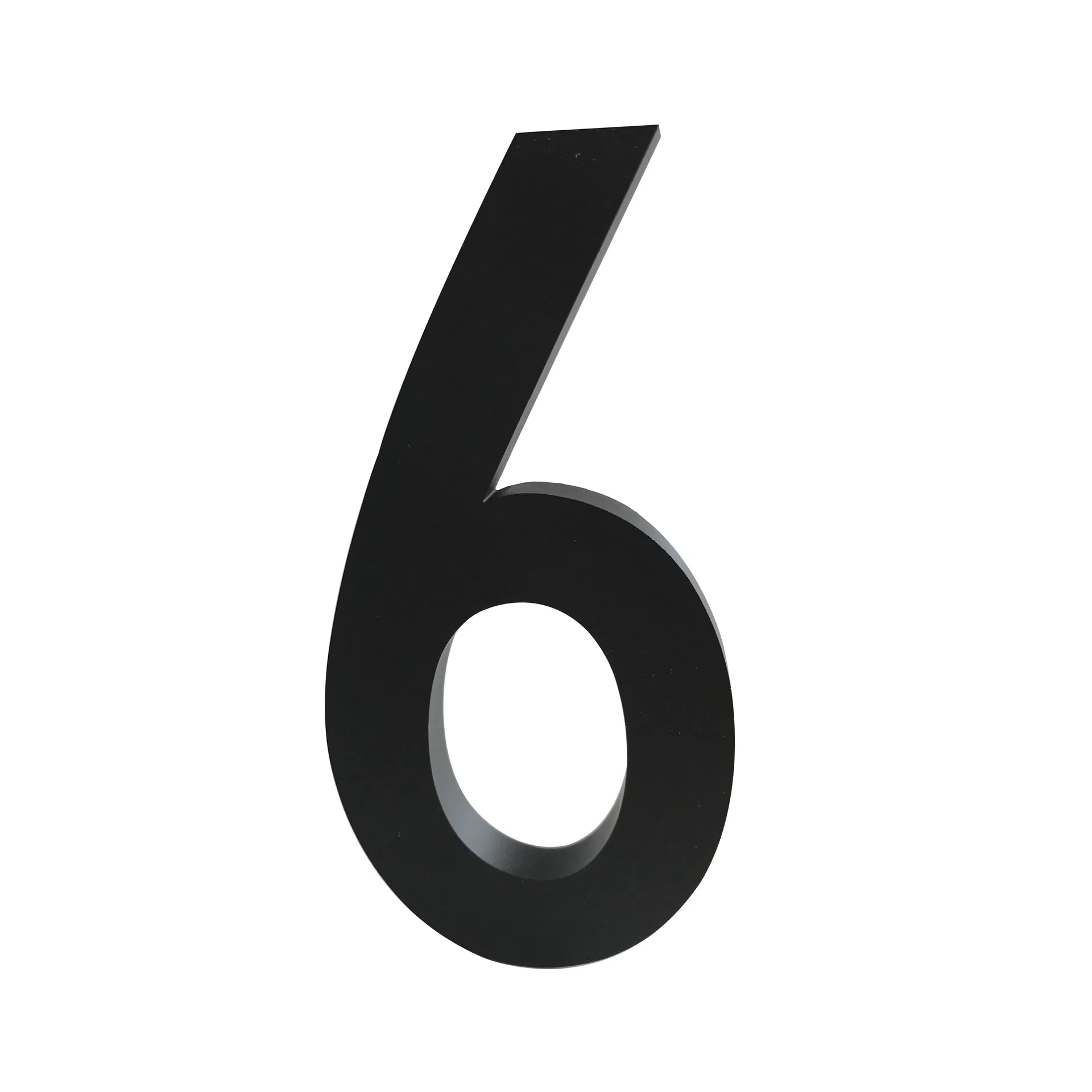 Design Letters siffror aluminium 100 mm, 6 Design Letters