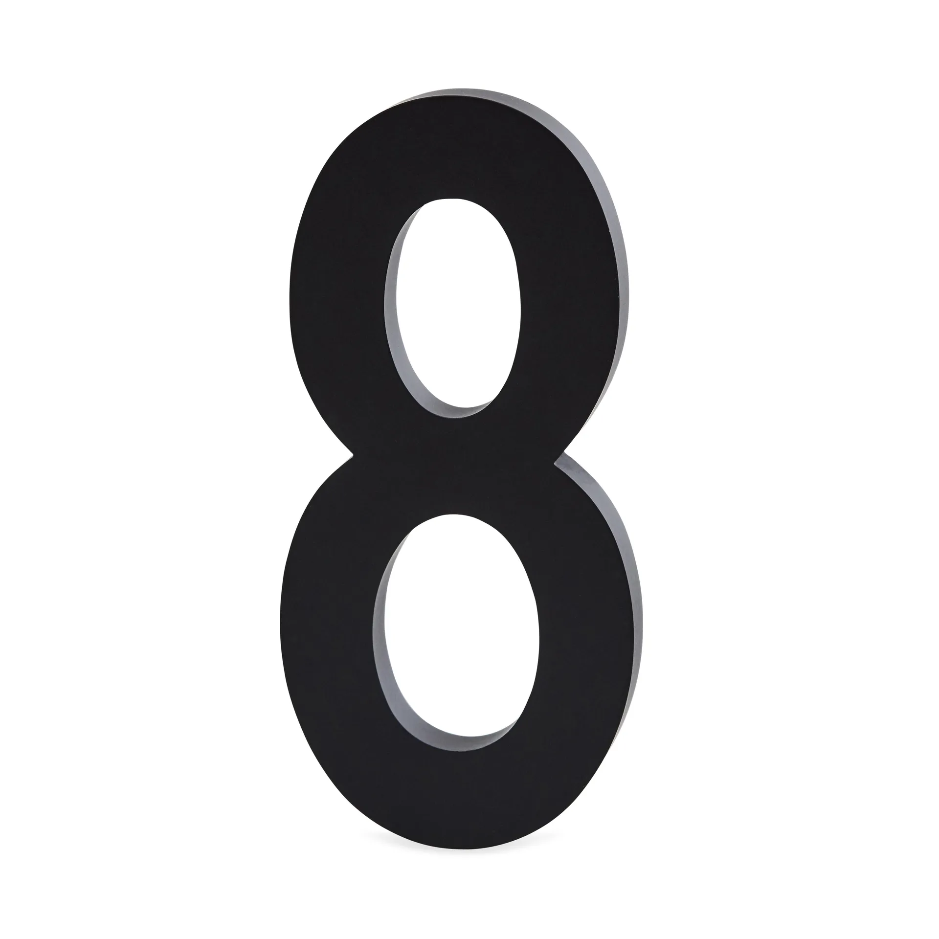 Design Letters siffror aluminium 100 mm, 8 Design Letters