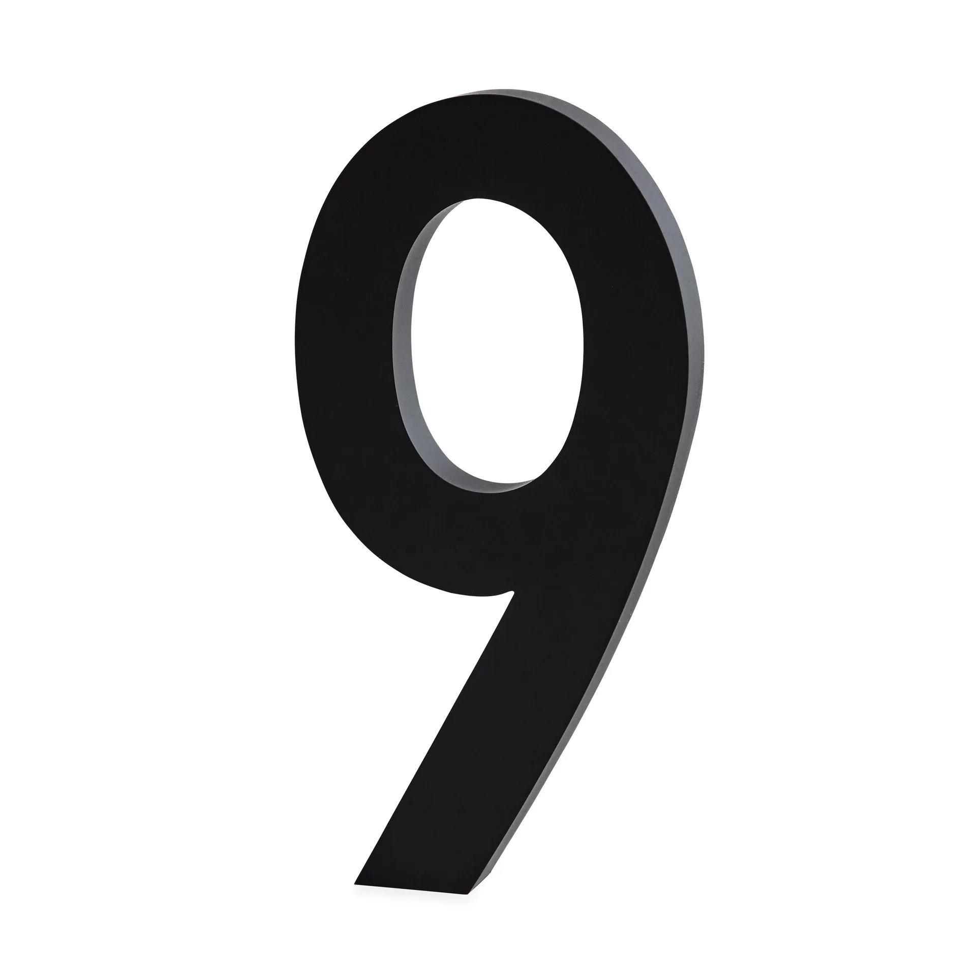 Design Letters siffror aluminium 100 mm, 9 Design Letters