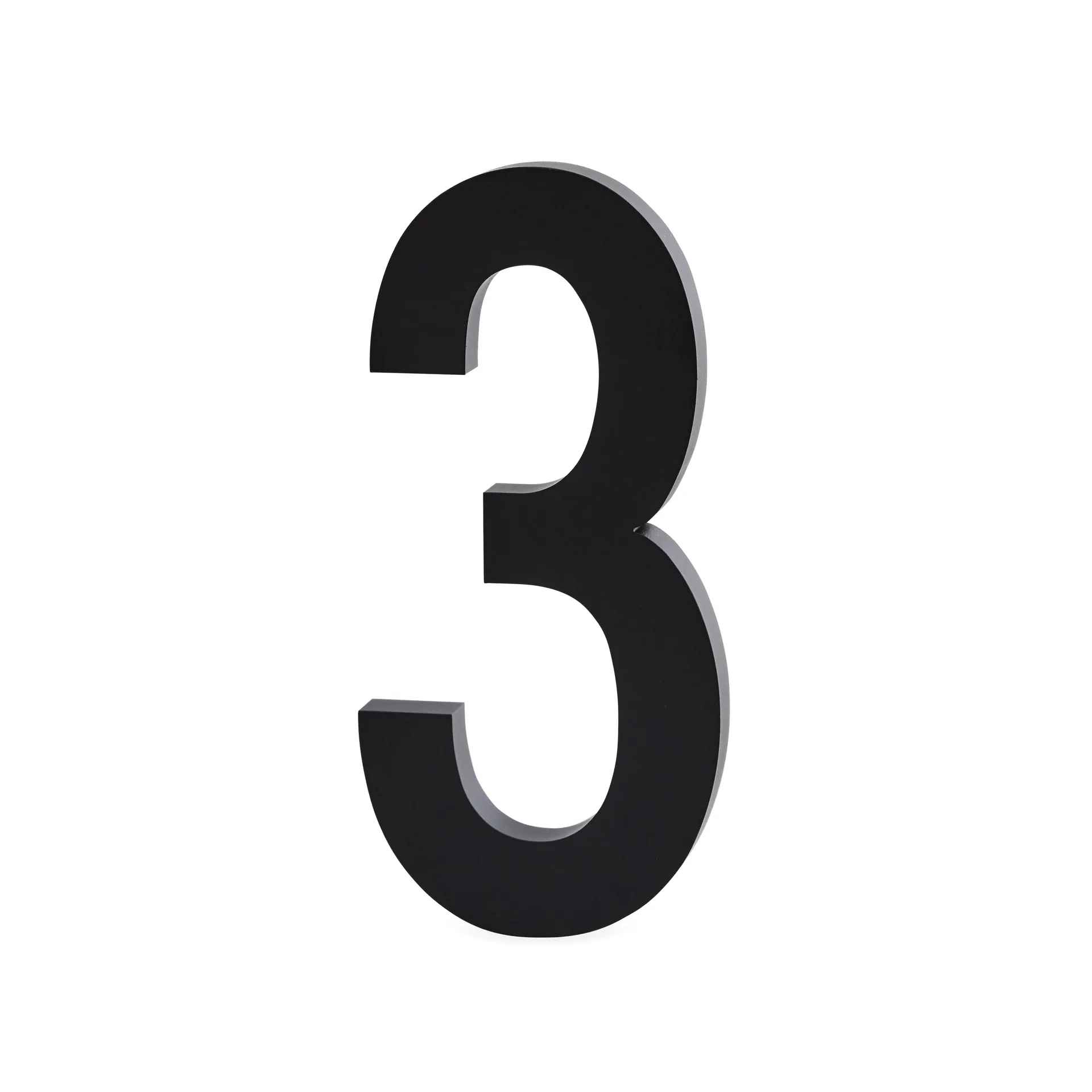 Design Letters siffror aluminium 50 mm, 3 Design Letters