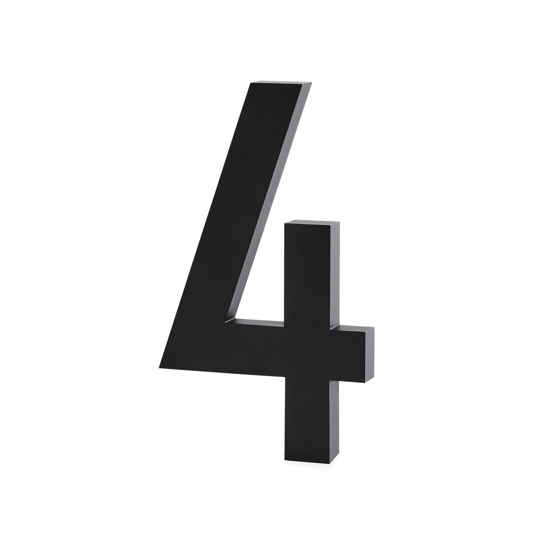 Design Letters siffror aluminium 50 mm, 4 Design Letters