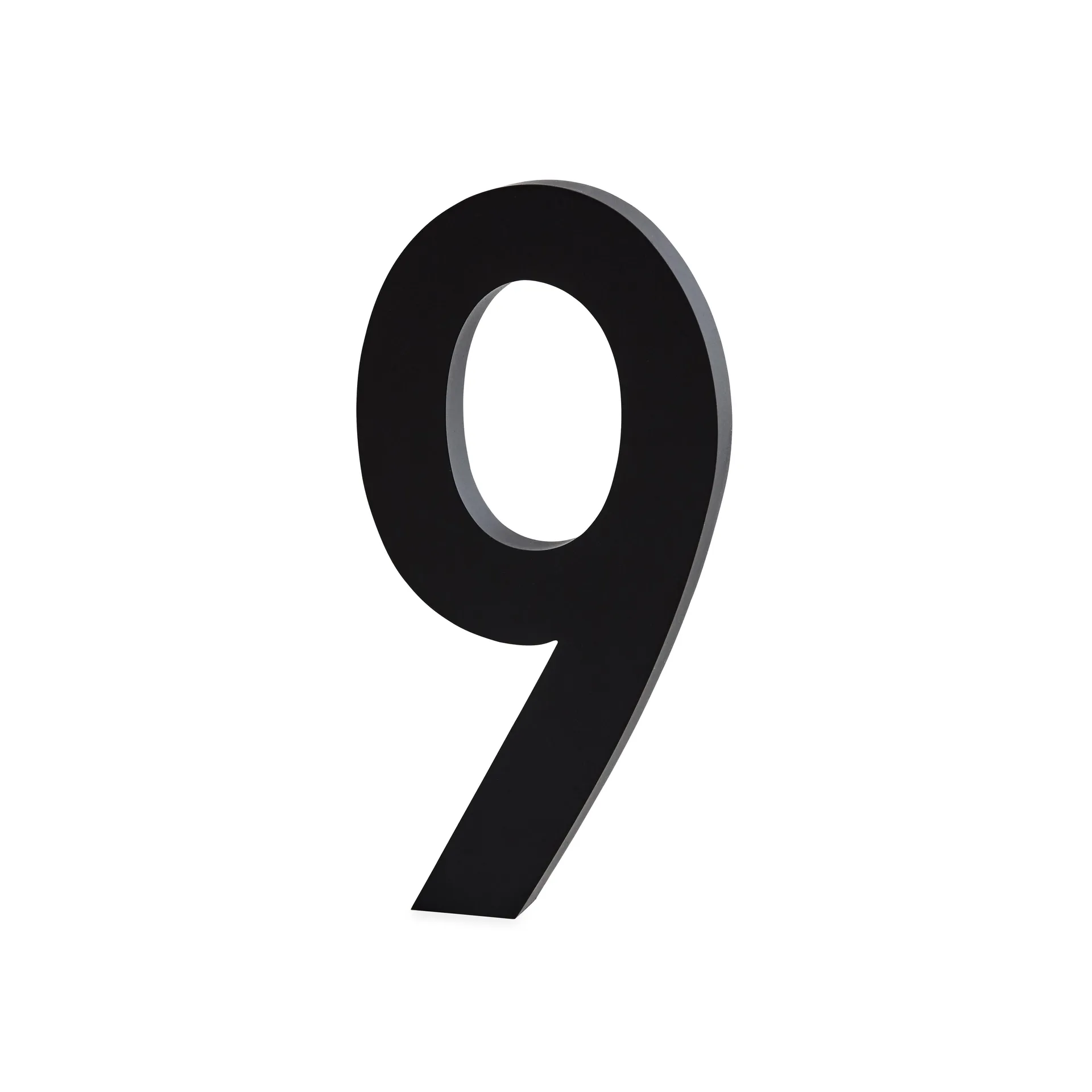 Design Letters siffror aluminium 50 mm, 9 Design Letters