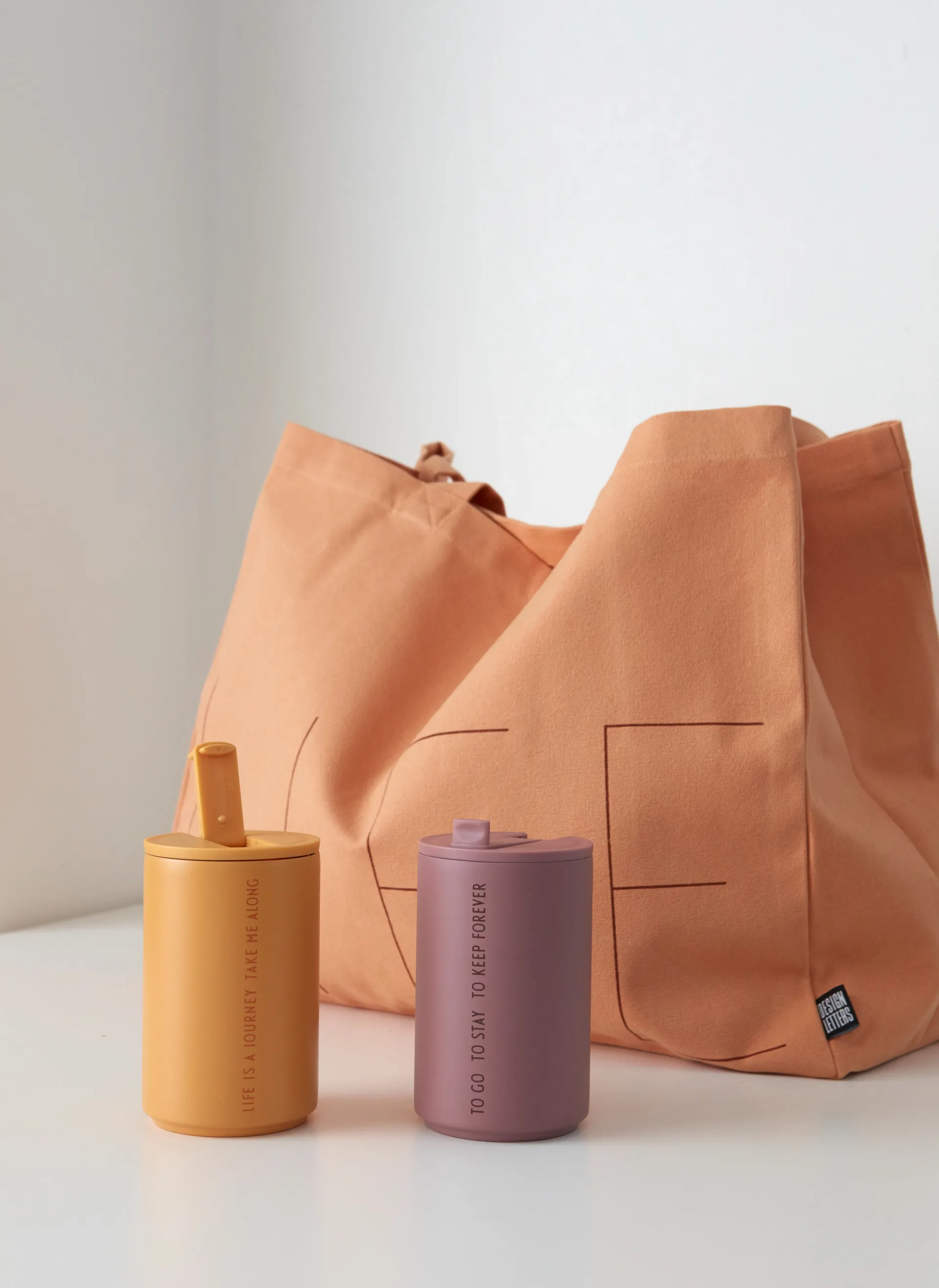 Design Letters termosmugg, To Go (ash rose) Design Letters