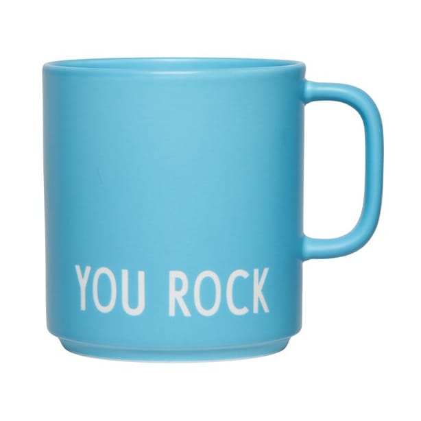 Design Letters VIP favoritkopp med handtag 25 cl - You rock - Design Letters