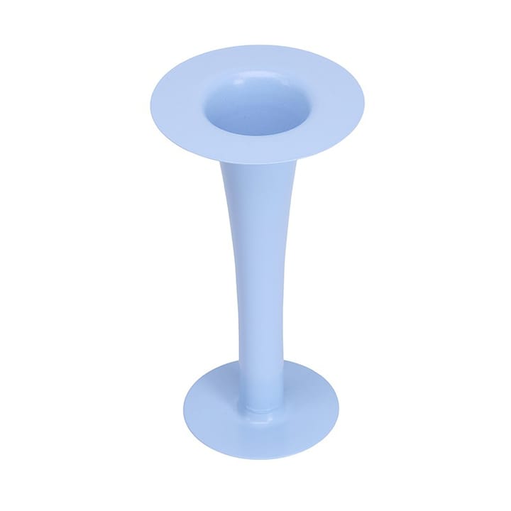 Trumpet 2-i-1 vas och ljusstake 24 cm - Blue - Design Letters