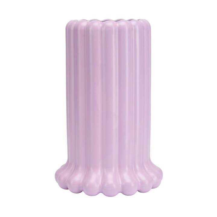 Tubular vas large 24 cm, Purple Design Letters