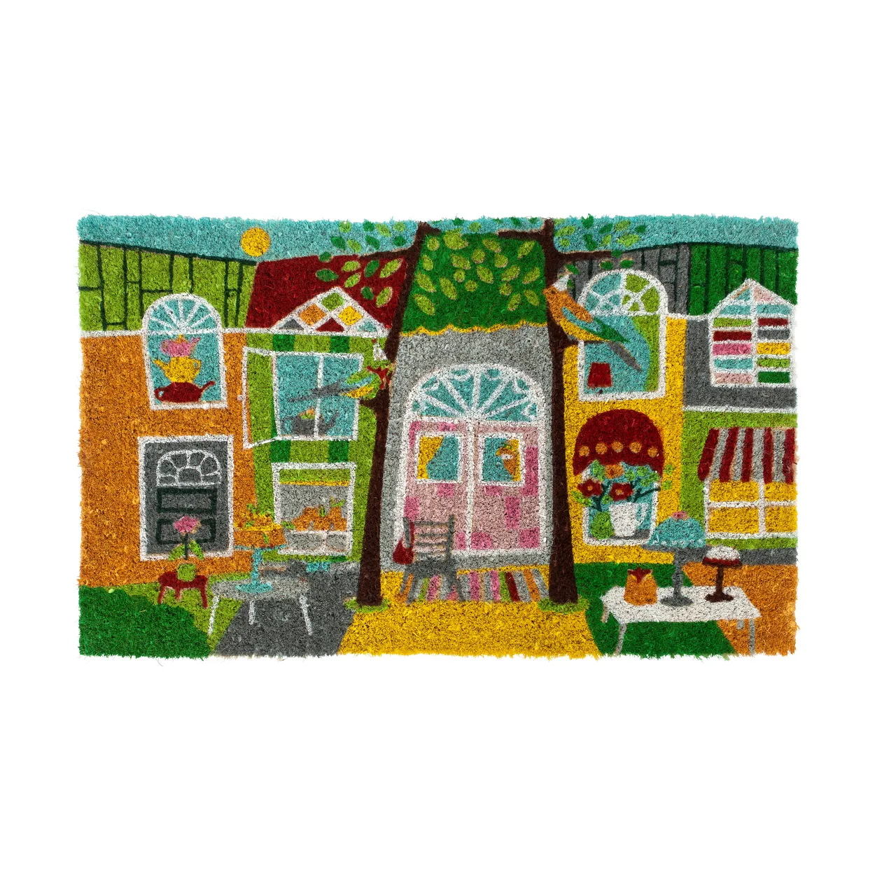 Dixie Coir dörrmatta Garden party 45×75 cm
