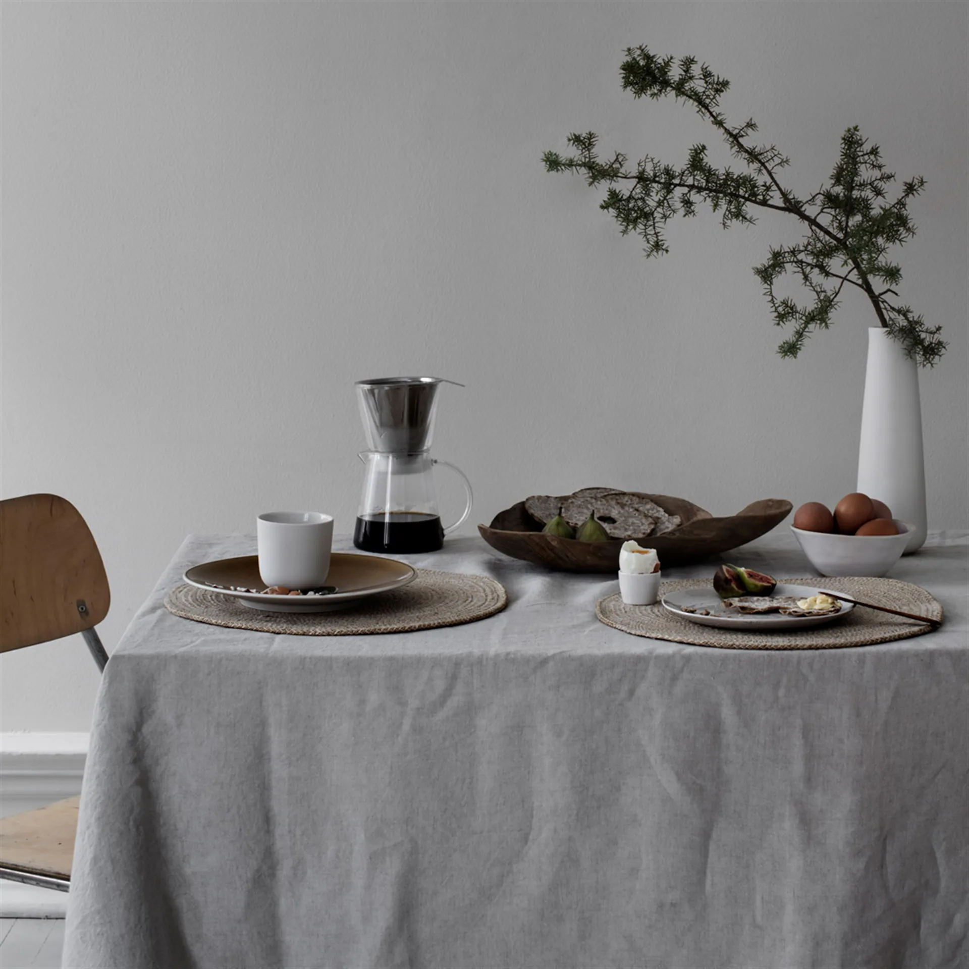 Ella bordstablett Ø38 cm, natur Dixie