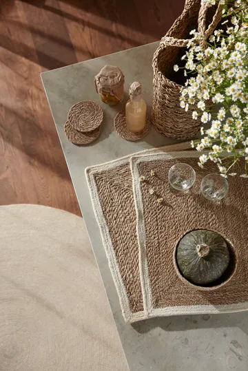 Emil bordstablett 35x47 cm - natur-vit - Dixie