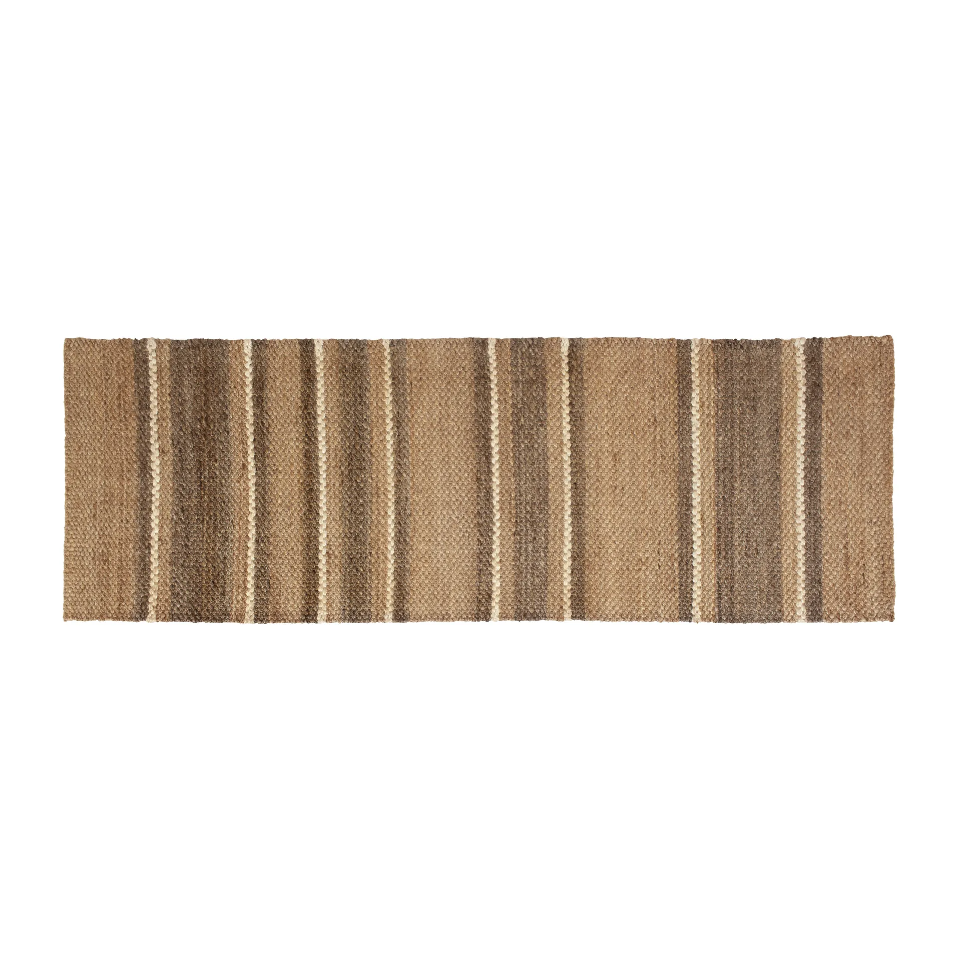 Fanny striped jutematta, Natur, 80x250 cm Dixie