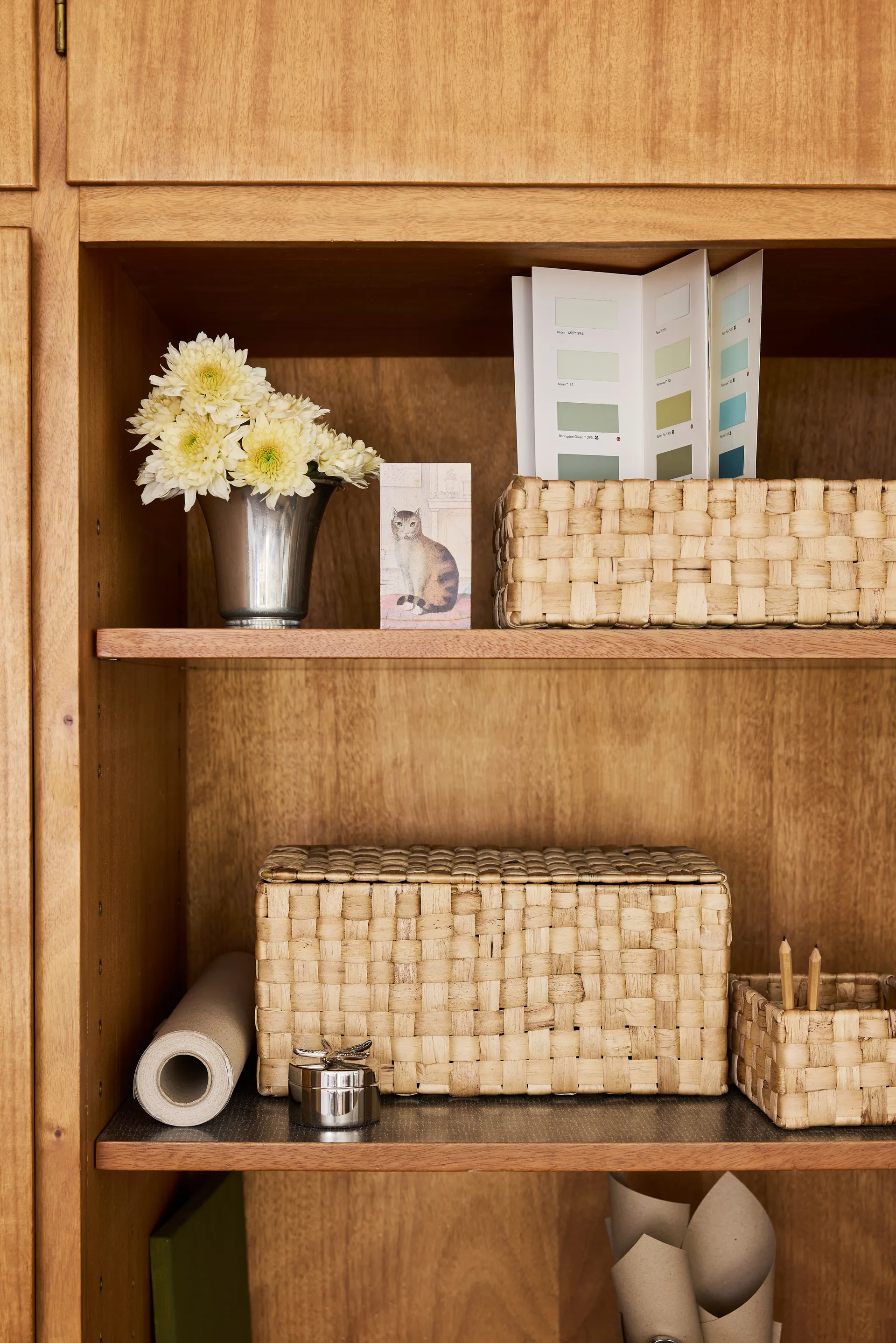 Lily förvaringslåda med lock panama 2 delar, Natural Dixie