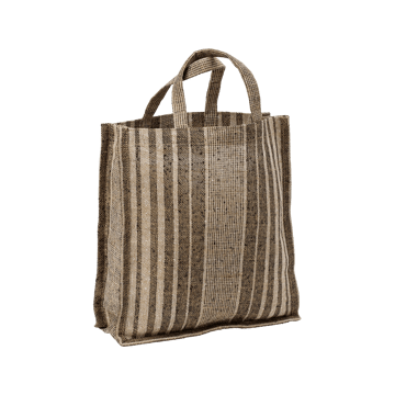 Dixie Shopping Bag 35×40 cm Grå-brun
