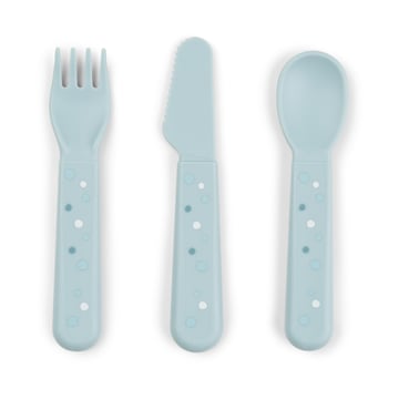 Produktfoto för Done by Deer Foodie Bestick Happy Dots Blue