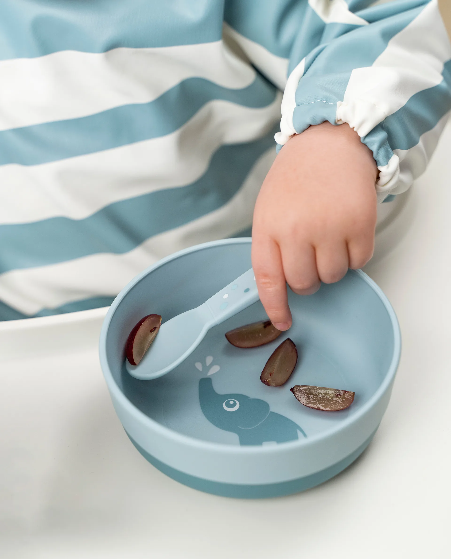 Happy Dots foodie bestickset 3 delar, Blue Done by deer