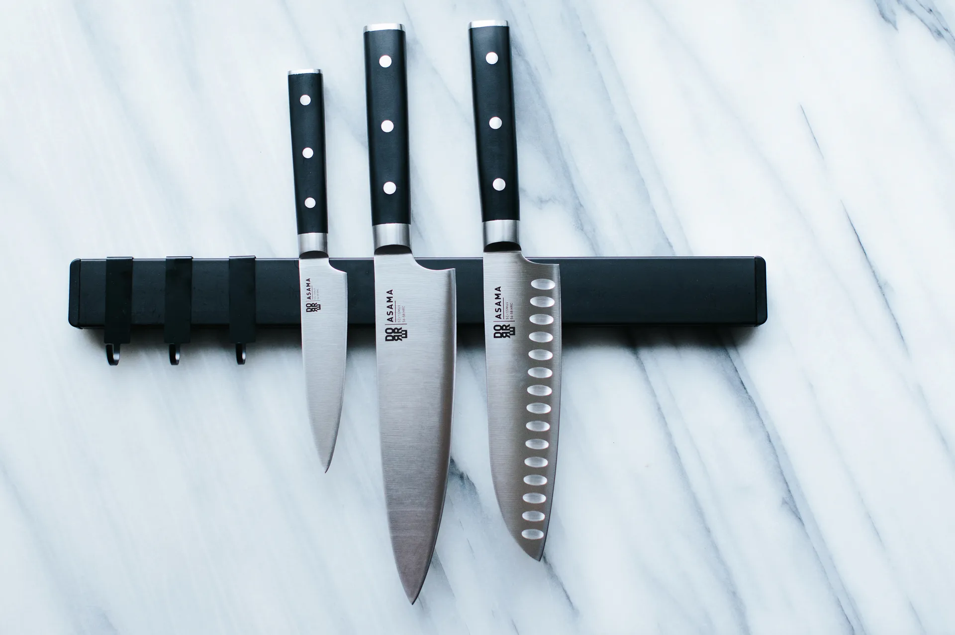 Asama knivset, Rostfritt stål, 3 delar Dorre