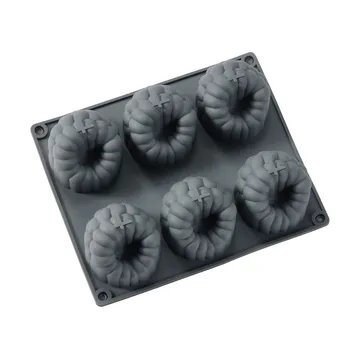 Beck bakform - Grå, hallon, silikon, 6 st - Dorre