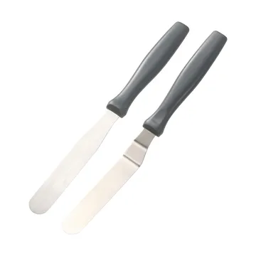 Cookie palettkniv - Rostfritt stål, svart, 2 delar - Dorre