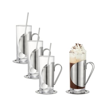 Dorre Darry irish coffee set 12 delar Glas-rostfritt stål