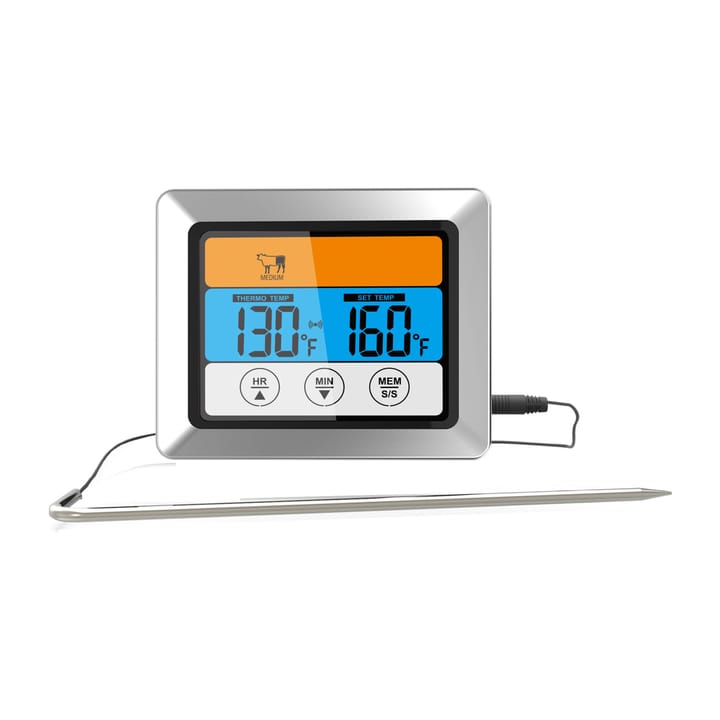 Grad stektermometer digital med sladd, Silver Dorre