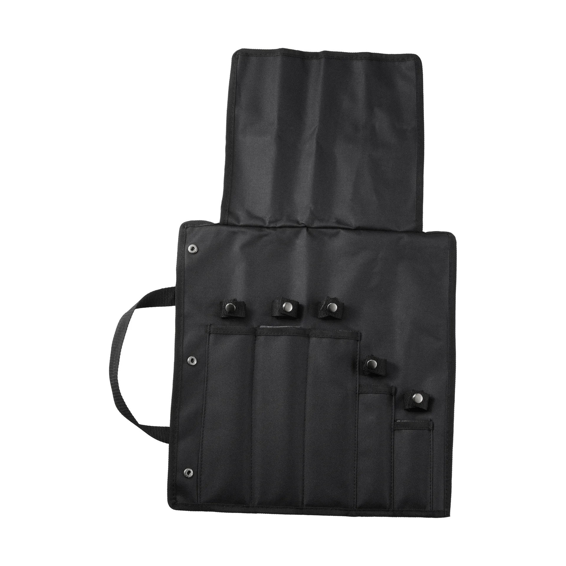 Kadi knivväska, Svart nylon, 5 knivfack Dorre
