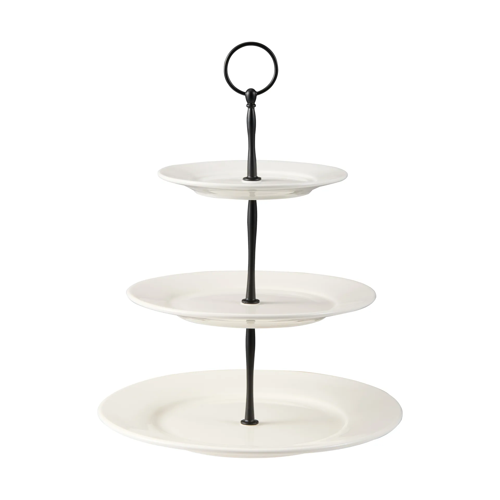 Kafi kakfat 3 våningar porslin, Vit Dorre