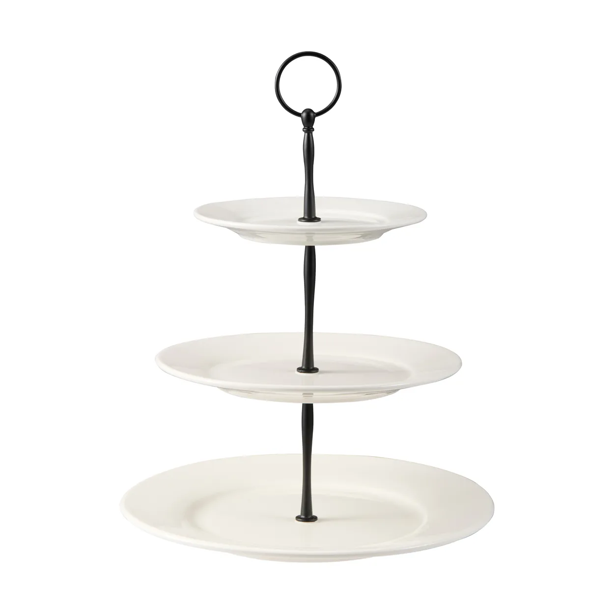 Dorre Kafi kakfat 3 våningar porslin Vit