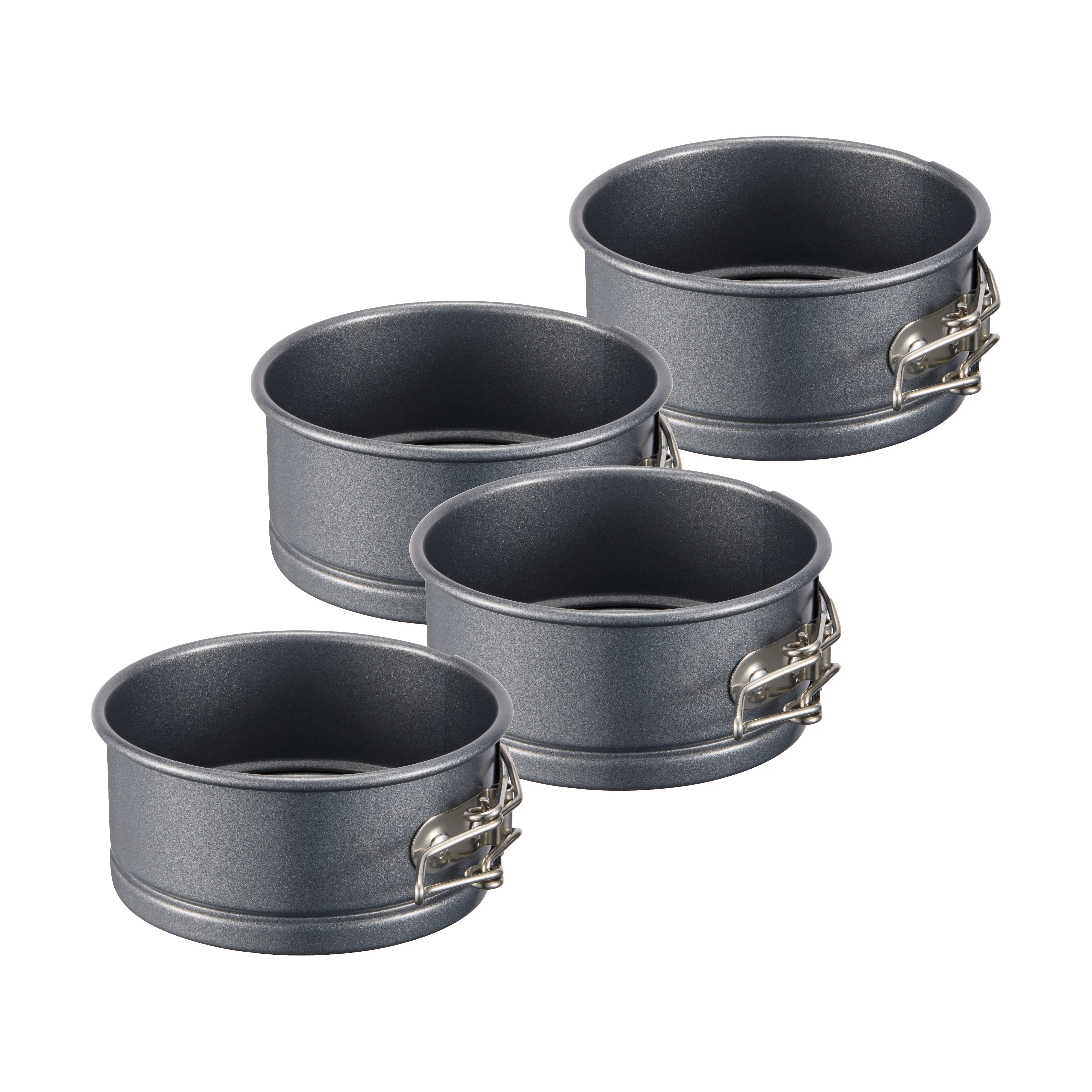 Dorre Karabo mini springform kolstål 4-pack, Ø10 cm