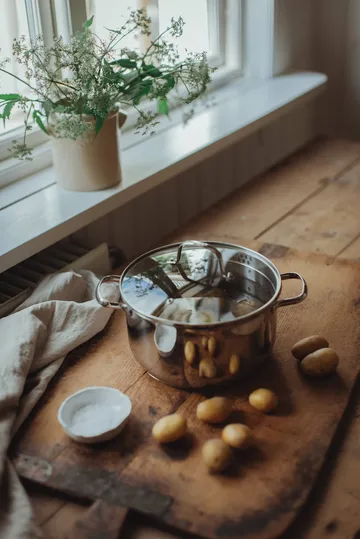 Kerri kastrullset - Rostfritt stål, 10 delar - Dorre