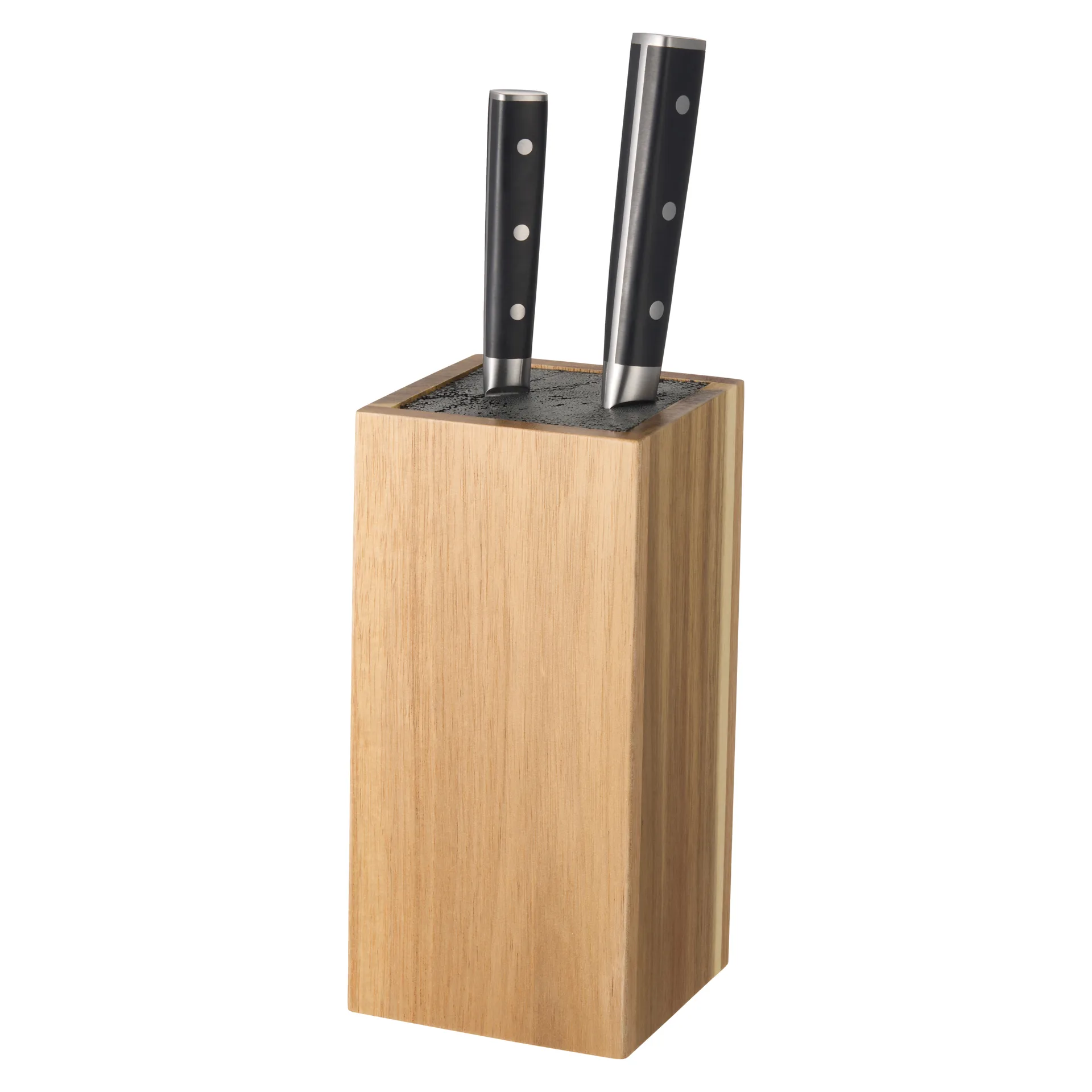 Kini Knivblock fyrkantigt akaciaträ, 23,5x10,7x10,7 cm Dorre